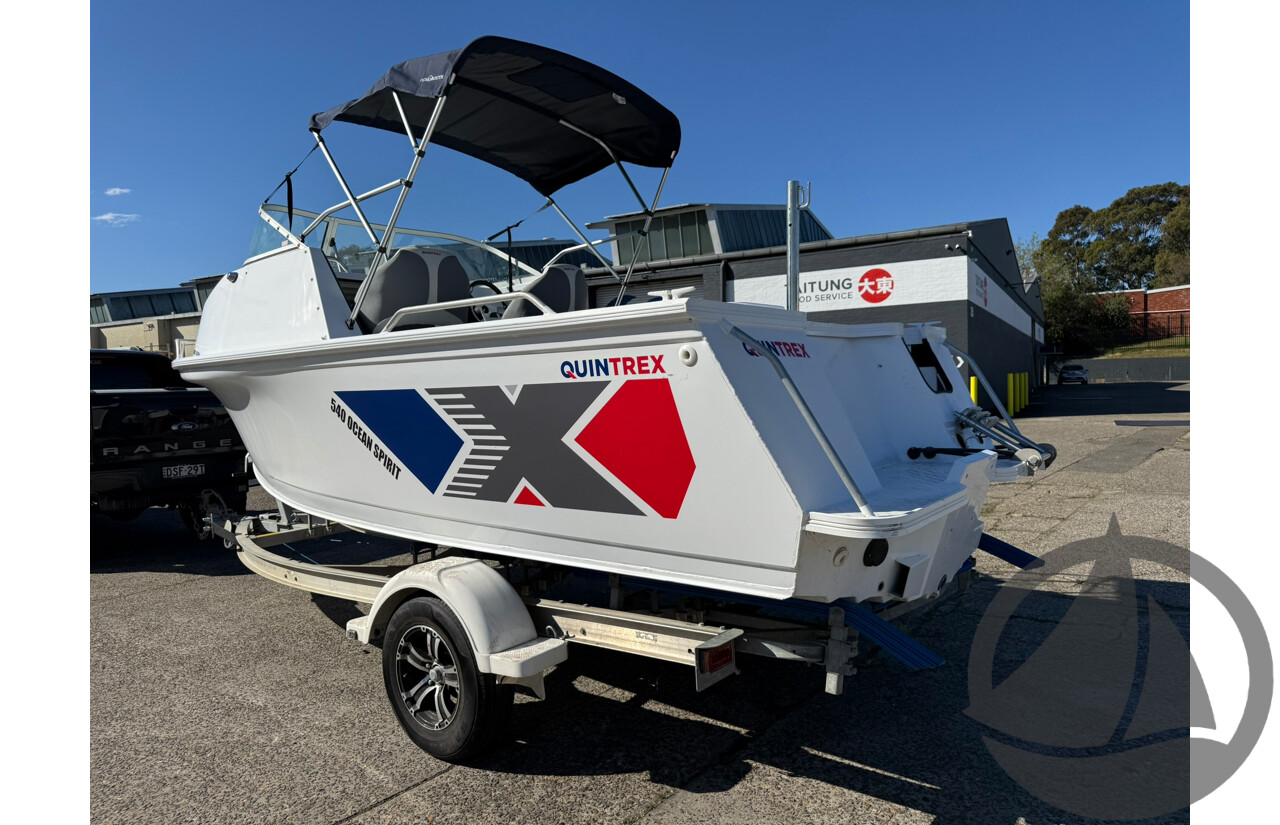 NO RESERVE - 2021 Quintrex 540 Ocean Spirit