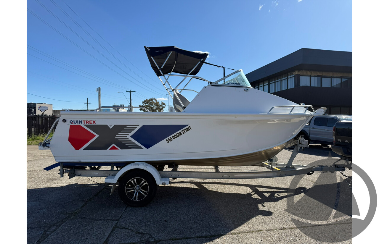 NO RESERVE - 2021 Quintrex 540 Ocean Spirit