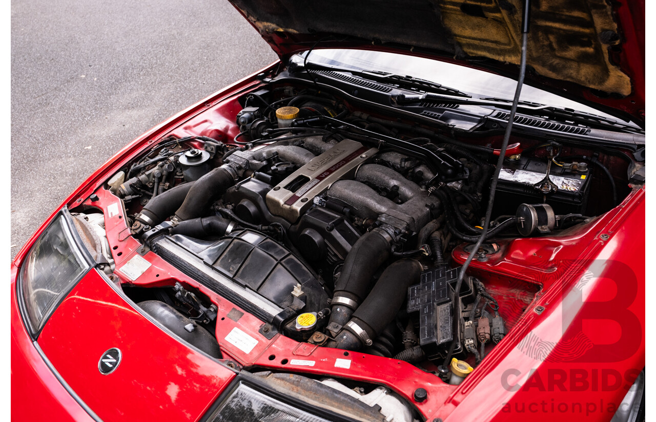 1/1989 Nissan 300zx 2+2 Targa  2d Coupe Red Twin Turbo V6 3.0L - Import