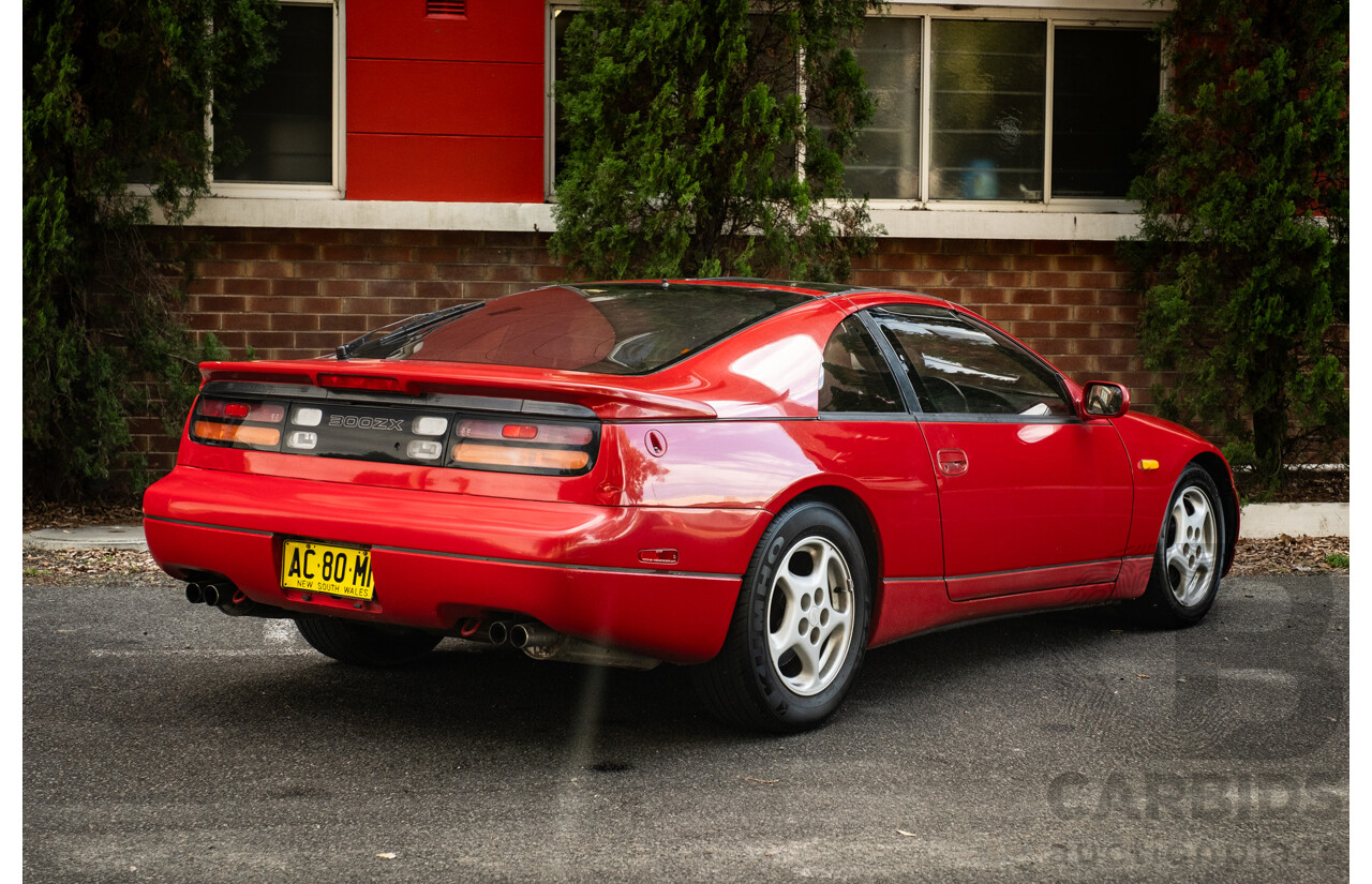 1/1989 Nissan 300zx 2+2 Targa 2d Coupe Red Twin Turbo V6 3.0L - Import