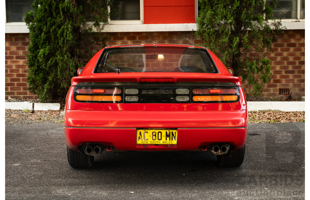 1/1989 Nissan 300zx 2+2 Targa 2d Coupe Red Twin Turbo V6 3.0L - Import
