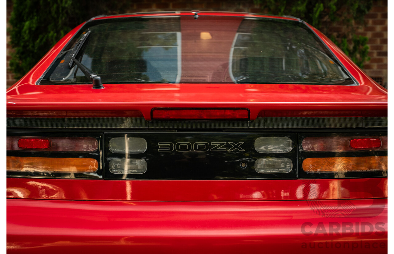 1/1989 Nissan 300zx 2+2 Targa  2d Coupe Red Twin Turbo V6 3.0L - Import