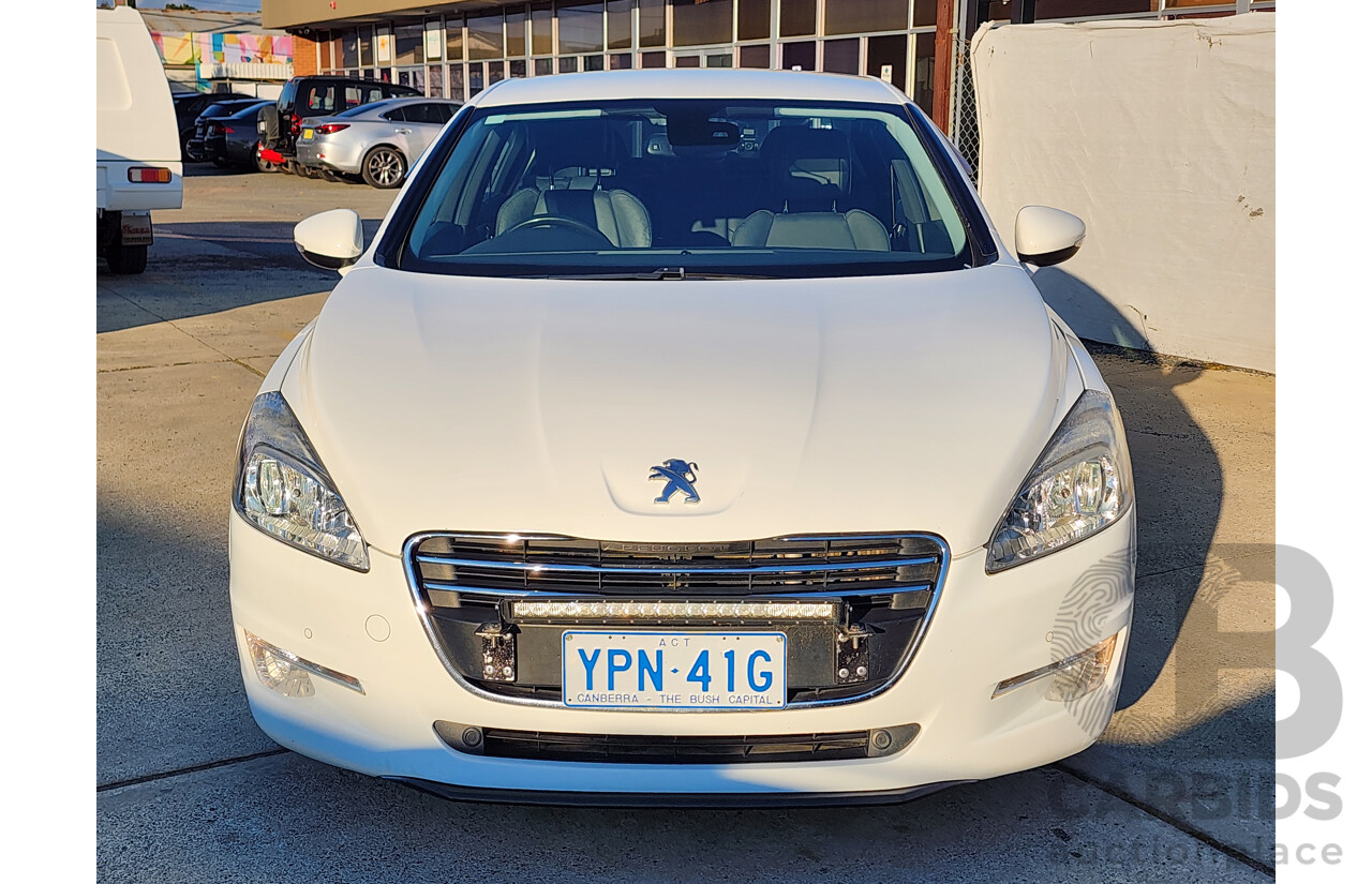04/2012 Peugeot 508 Allure HDi Touring 4d Wagon White 2.0L