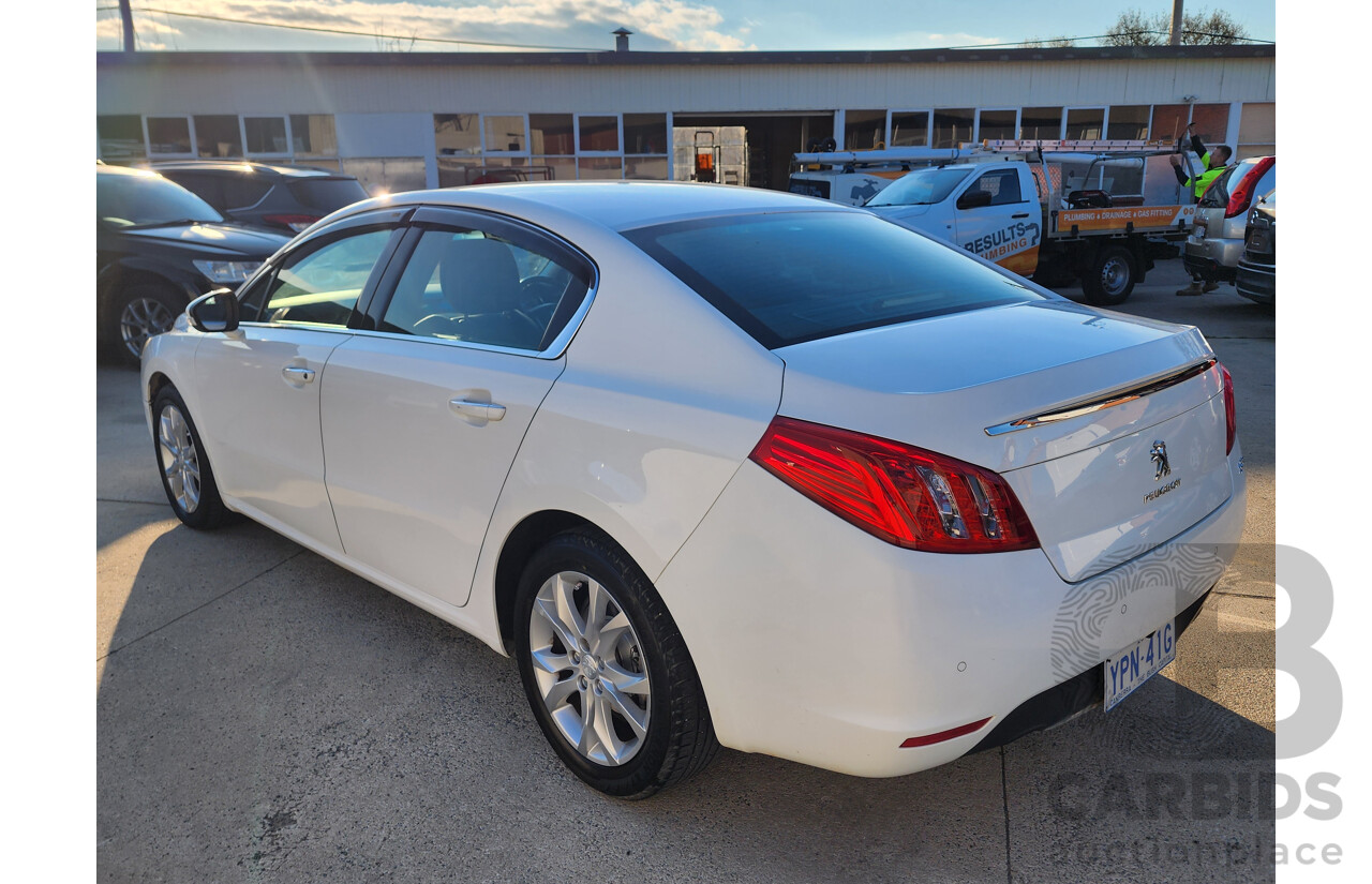 04/2012 Peugeot 508 Allure HDi Touring 4d Wagon White 2.0L