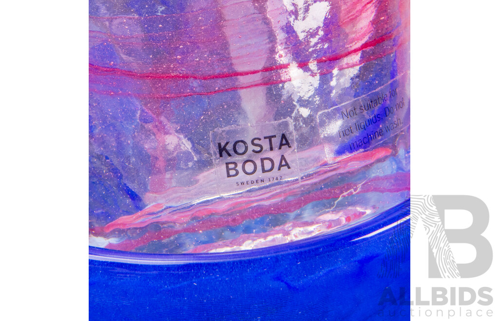 Set of Six Kosta Boda Mine Glases Designed by Ulrica Hydman-Vallien