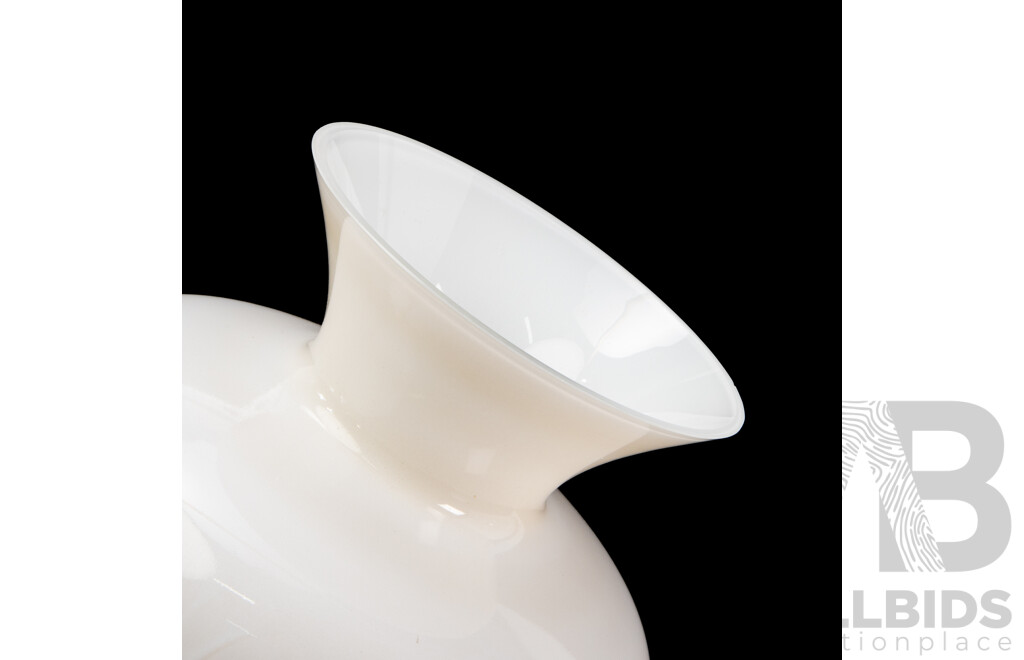 Very Large Mid Century Fratelli Toso Murano Glass Vase
