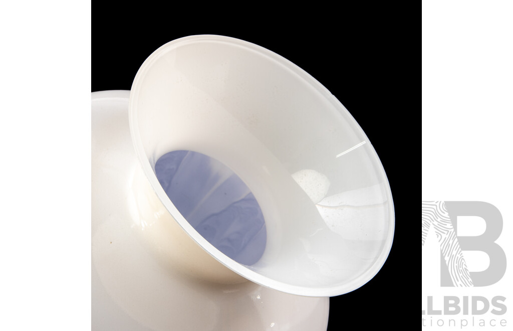Very Large Mid Century Fratelli Toso Murano Glass Vase