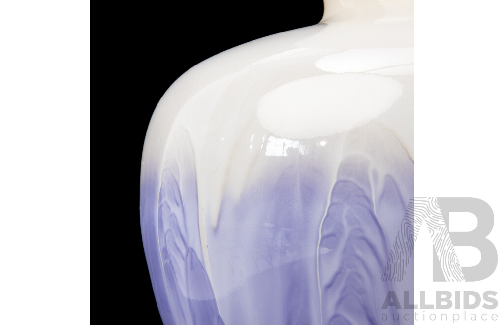 Very Large Mid Century Fratelli Toso Murano Glass Vase