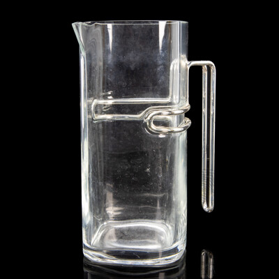Vintage Luigi Bormioli Light and Music Glass Pitcher