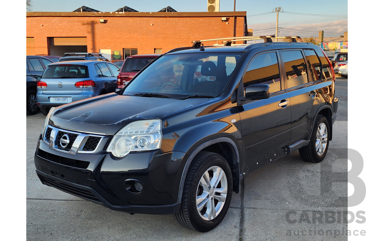 06/2013 Nissan X-Trail ST (fwd) T31 SERIES 5 4d Wagon Black 2.0L