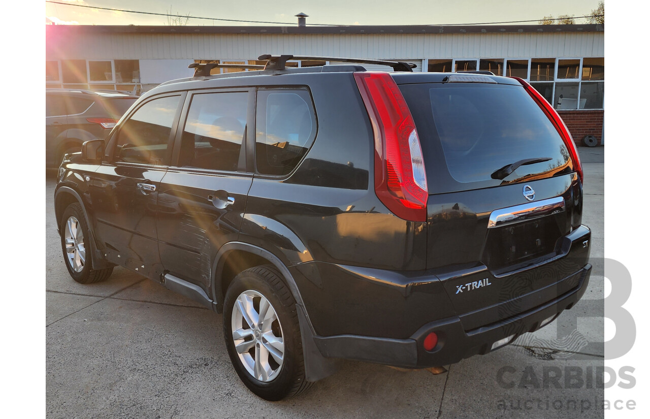 06/2013 Nissan X-Trail ST (fwd) T31 SERIES 5 4d Wagon Black 2.0L