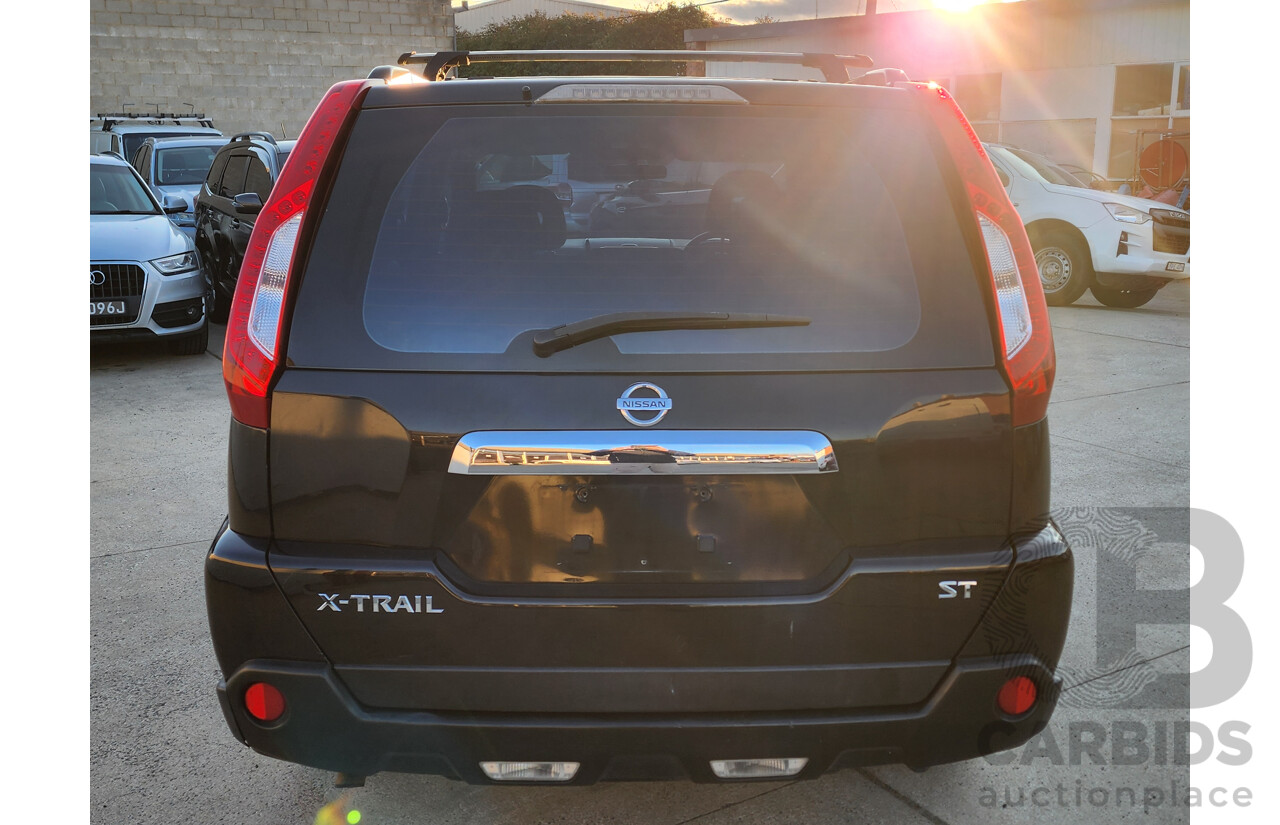 06/2013 Nissan X-Trail ST (fwd) T31 SERIES 5 4d Wagon Black 2.0L