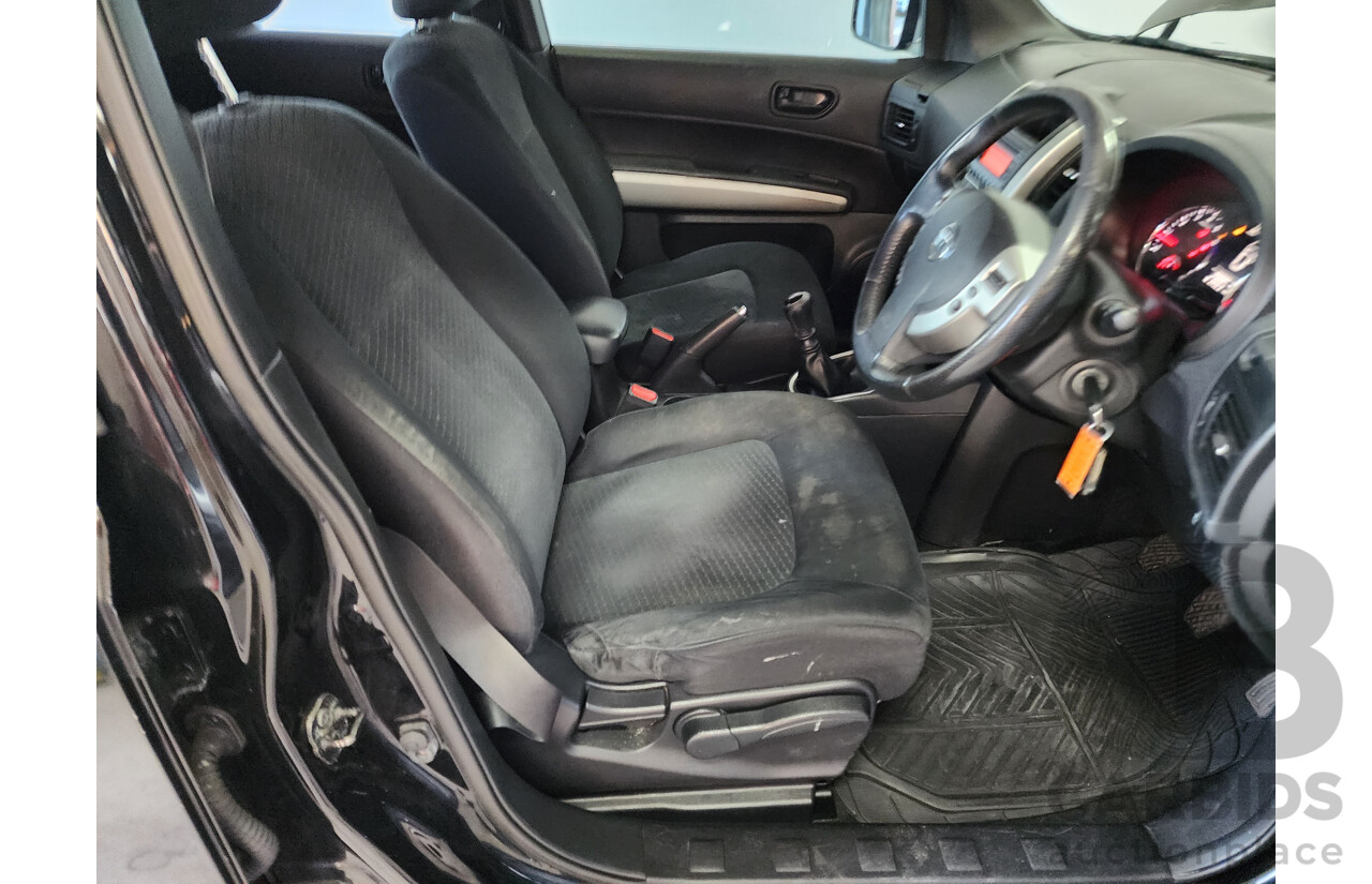 06/2013 Nissan X-Trail ST (fwd) T31 SERIES 5 4d Wagon Black 2.0L