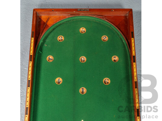 Antique Mahogany Cased Bagatelle Table
