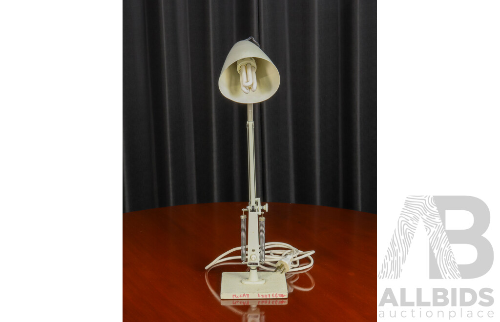 Vintage Off -White Studio K Planet Desk Lamp