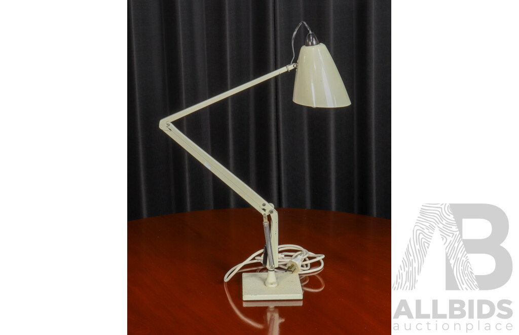 Vintage Off -White Studio K Planet Desk Lamp