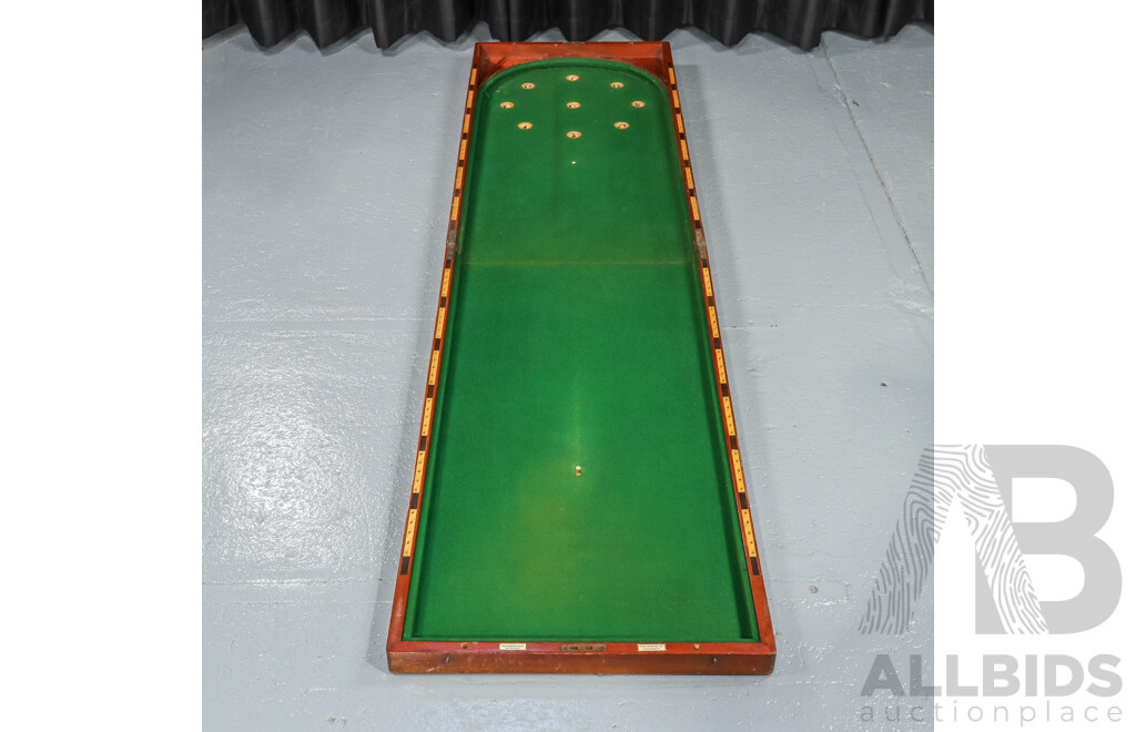 Antique Mahogany Cased Bagatelle Table