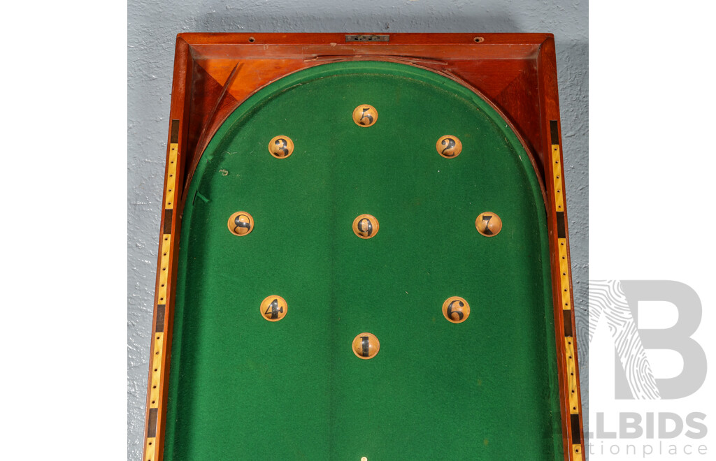 Antique Mahogany Cased Bagatelle Table