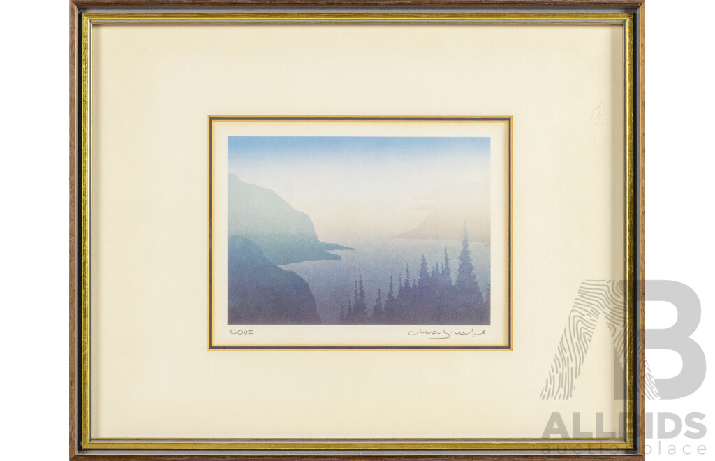 Peter & Traudl Markgraf (20th Century, German-Canadian, 1924-2008; 1925-2003), Cove, Serigraph, 30H x 38W cm (frame)