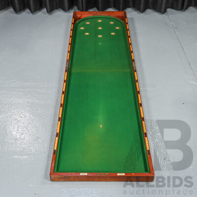 Antique Mahogany Cased Bagatelle Table