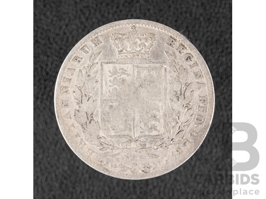 United Kingdom Royal Mint 1846 Half Crown, Queen Victoria .925