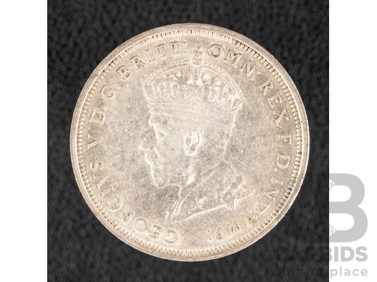 Australian 1927 Silver Florin, Parliament House .925