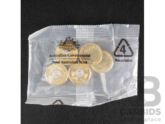 Five Australian RAM 2019 UNC Two Dollar Coins, Police Remembrance