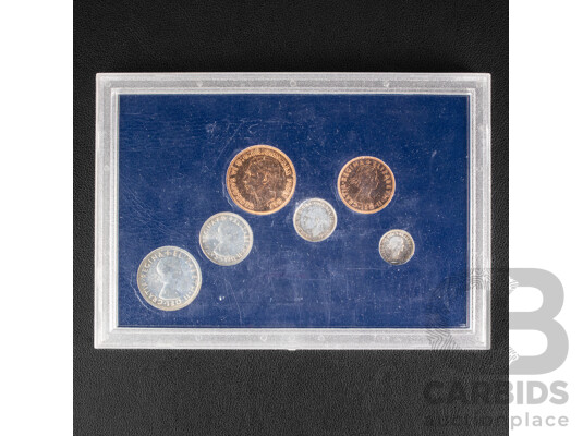 Australian Six Predecimal Coin Set