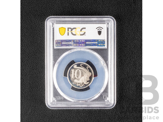 Australian RAM 2007 Proof Ten Cent Coin. Graded PR69 DCAM. 35.