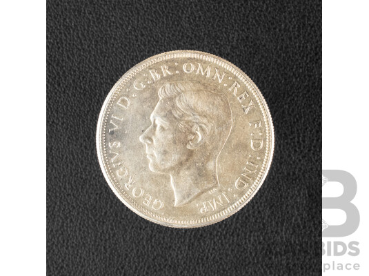 Australian 1937 KGVI Silver Crown .925