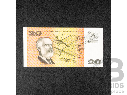 Australian 1972 UNC Twenty Dollar Note, Phillips/Wheeler