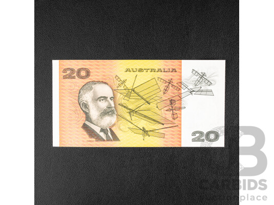 Australian 1985 UNC Twenty Dollar Note, Johnston/Fraser