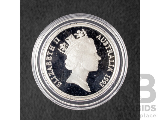 Australian 1993 Silver Proof One Dollar Coin, Landcare