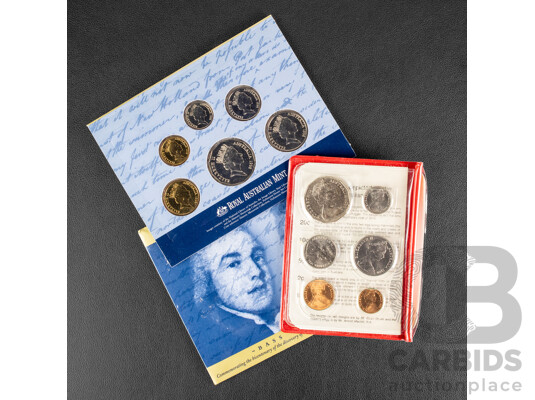 Australian RAM 1998 and 1980 UNC Coin Sets