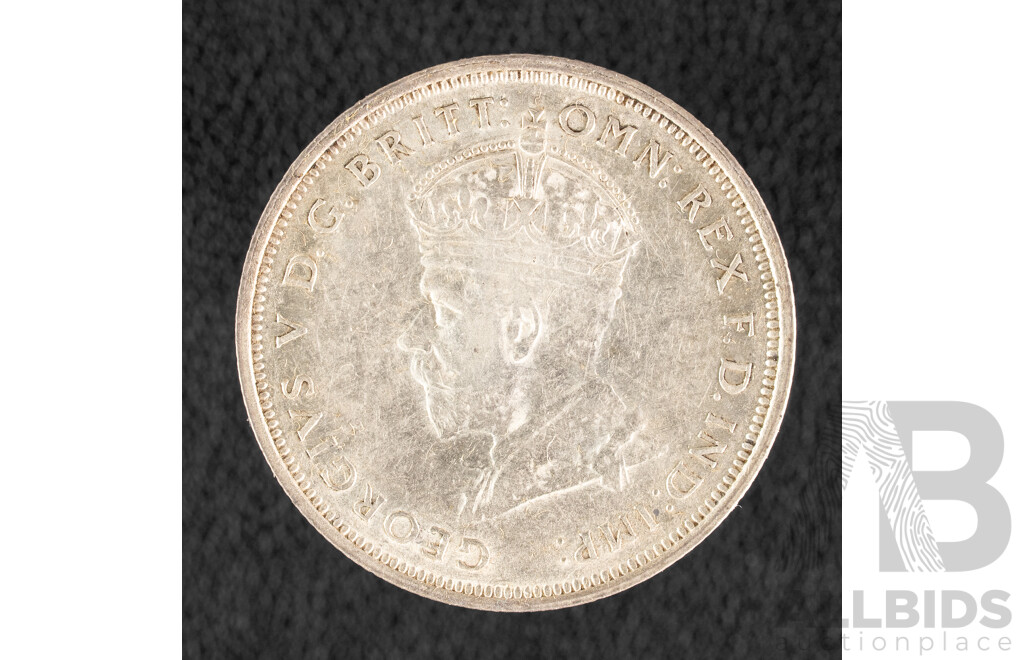 Australian 1927 Silver Florin, Parliament House .925
