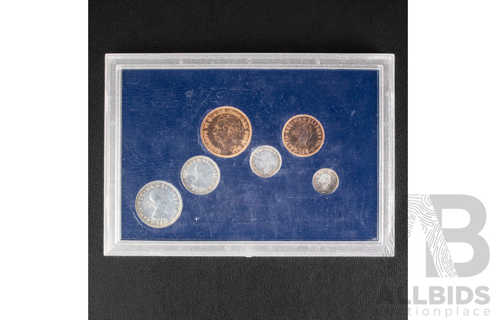 Australian Six Predecimal Coin Set