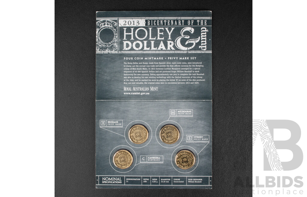 Australian 2013 Holey Dollar and 2016 Australia Coin Sets