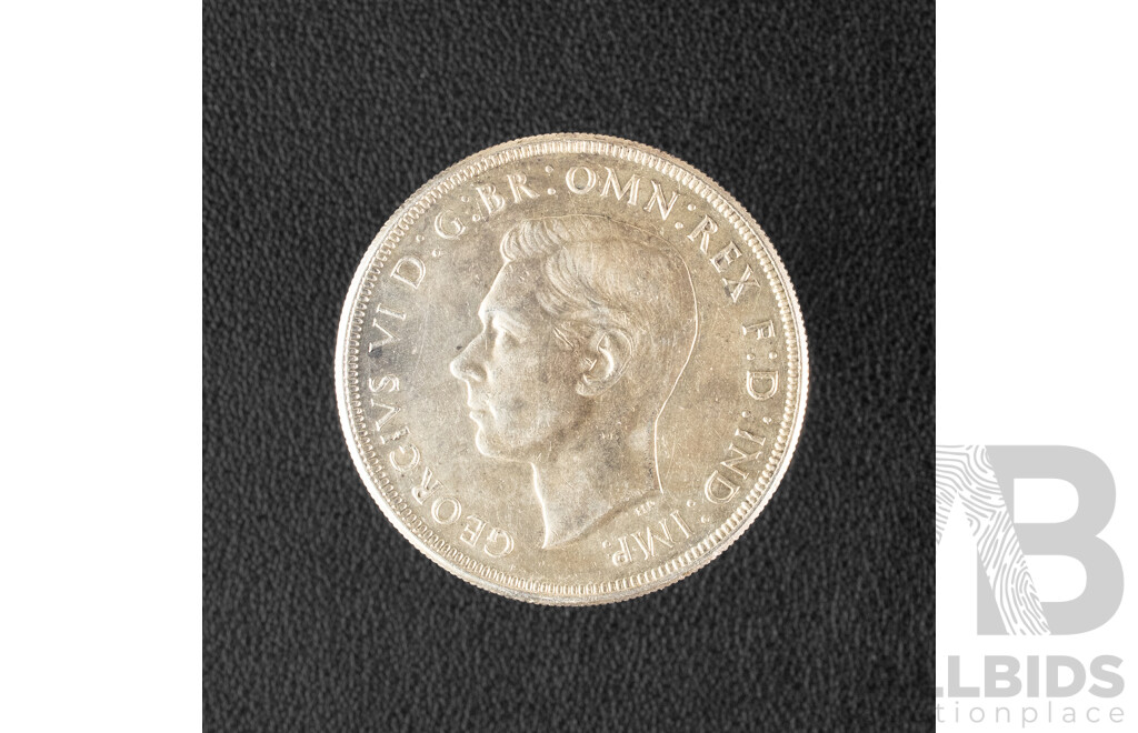 Australian 1937 KGVI Silver Crown .925