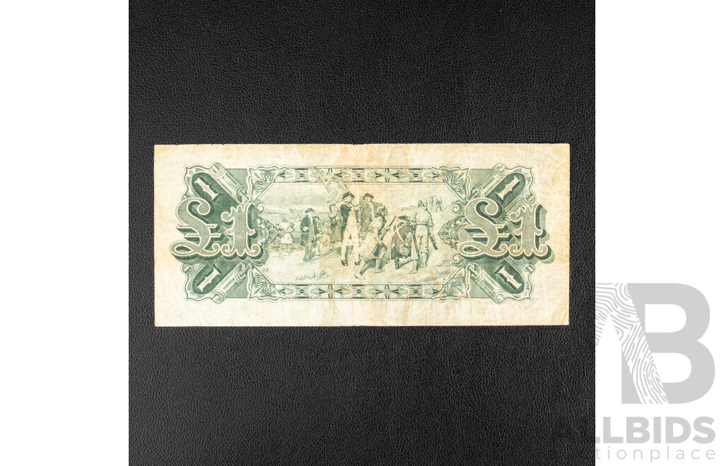 Australian 1927 One Pound Note, Riddle/Heathershaw