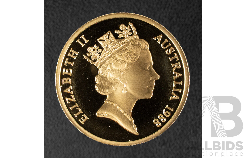 Australian 1988 Proof Five Dollar Coin, Bicentennial