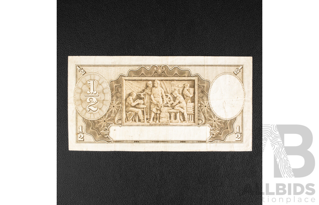 Australian 1934 Ten Shillings Note, Riddle/Sheehan 