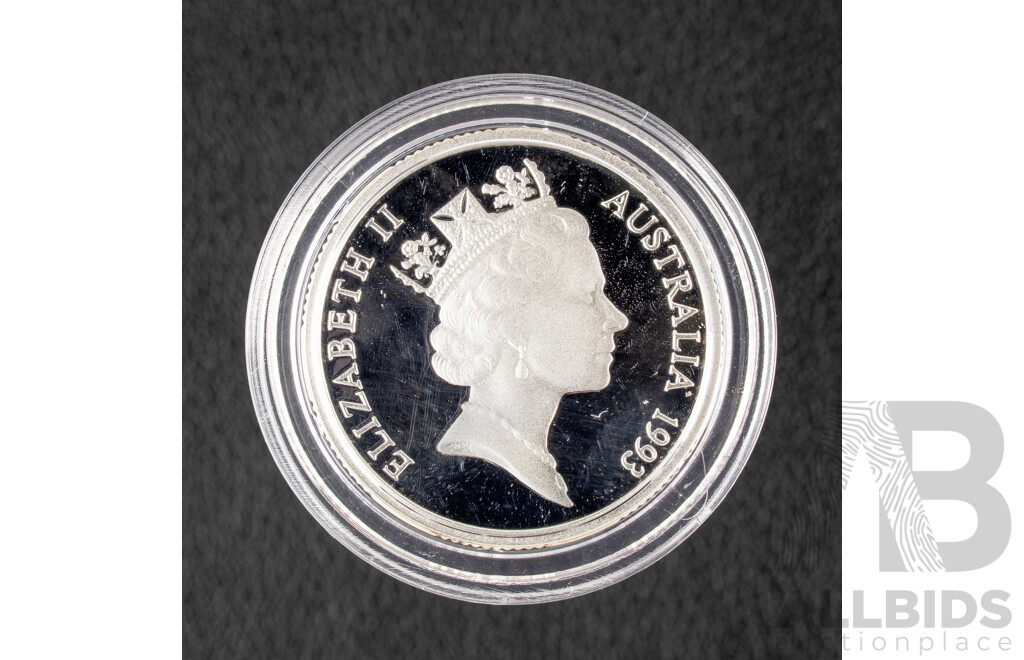 Australian 1993 Silver Proof One Dollar Coin, Landcare