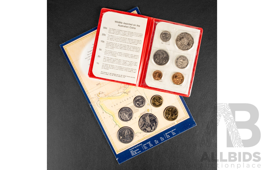 Australian RAM 1998 and 1980 UNC Coin Sets