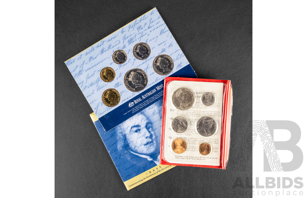 Australian RAM 1998 and 1980 UNC Coin Sets