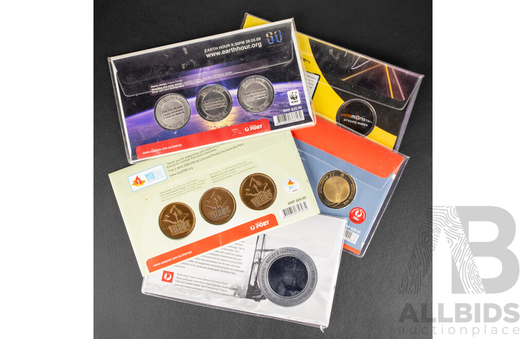 Five Australian Sundry Medallions