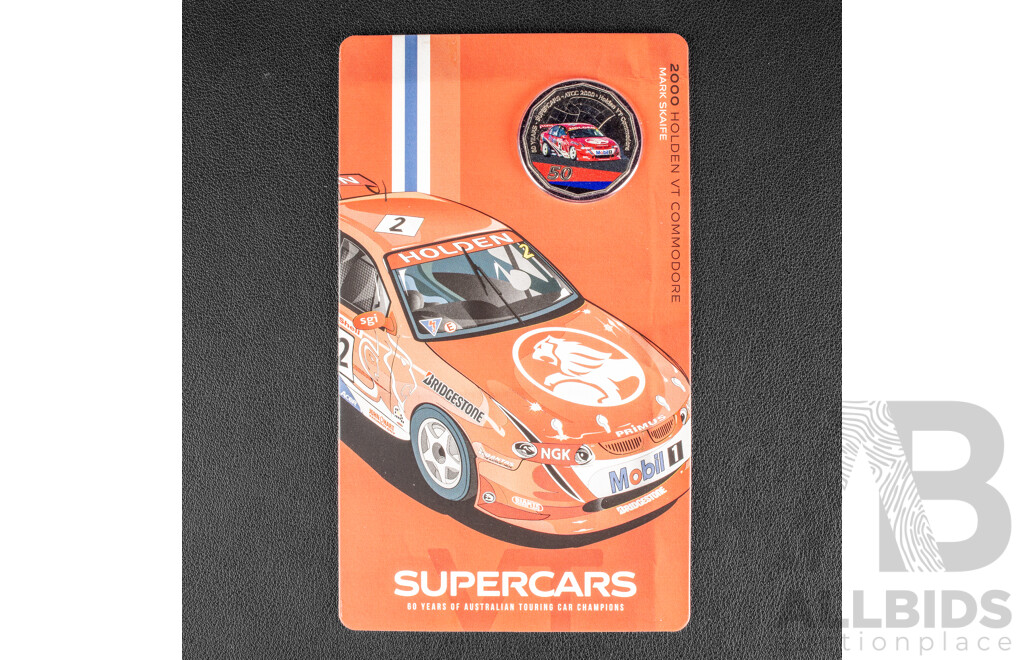 Australian RAM 2020 Nine Fifty Cent Coin Supercars Set, 60 Years of Australian Touring Car Championship