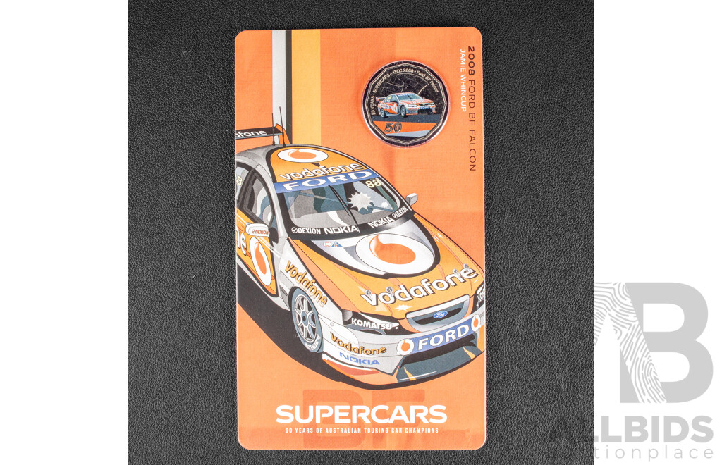 Australian RAM 2020 Nine Fifty Cent Coin Supercars Set, 60 Years of Australian Touring Car Championship