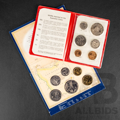 Australian RAM 1998 and 1980 UNC Coin Sets