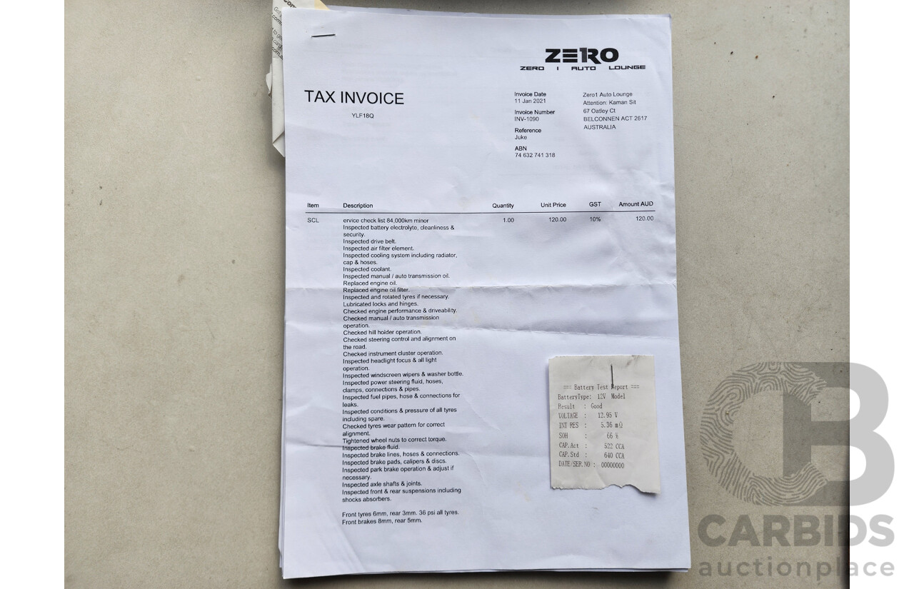 03/2016 Nissan Qashqai TI (4x2) J11 4d Wagon White 2.0L