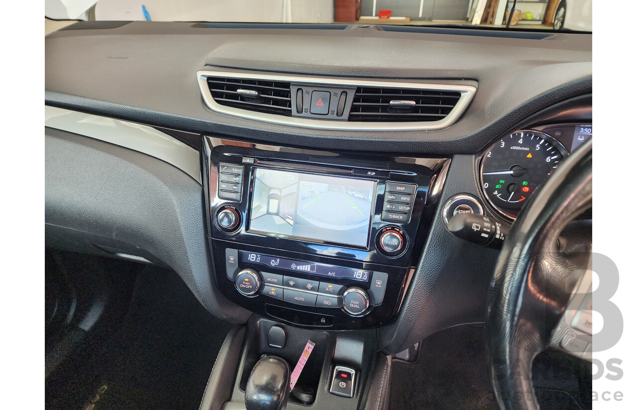 03/2016 Nissan Qashqai TI (4x2) J11 4d Wagon White 2.0L